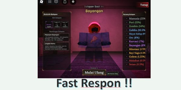 Akun The Forge – Shadow/Bayangan Race