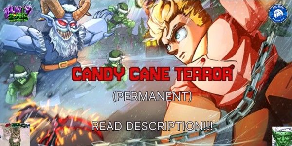 Candy Cane Terror | Hunty Zombie