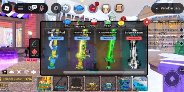 PERSONAL ACCOUNT - SKIN ROD - MANY SC - MANY COINS - ELEMENT ROD