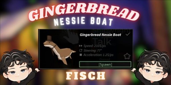 gingerbread nessie boat - fish