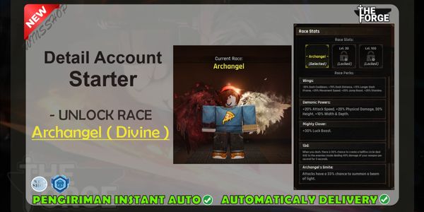 Akun The Forge Archangel - Divine Race