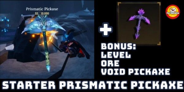 PRISMATIC PICKAXE STARTER ACCOUNT
