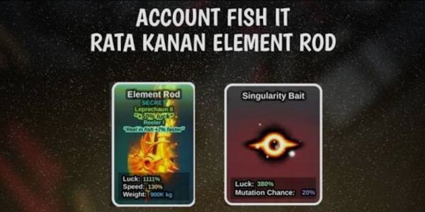 Akun Element Rod + Singularity Bait