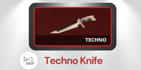 Techno Knife | Murderer Vs Sheriff Duel (MVSD)