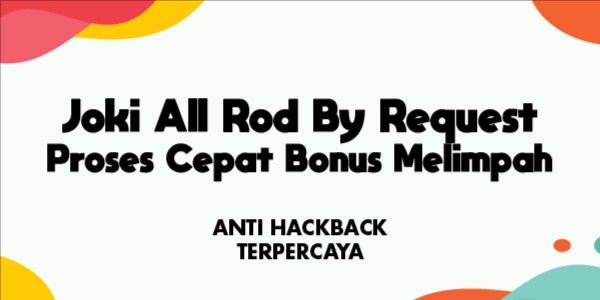 Joki All Rod By Request (ASK BEFORE BUYING)