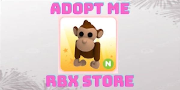 Neon Monkey No Potion Adopt Me