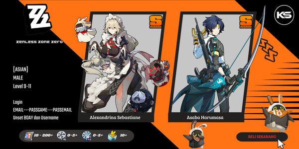 [Asian] Rina + Signature, Harumasa| MC WIse [Male] Adventure Rank 9-11 Zenless Zone Zero