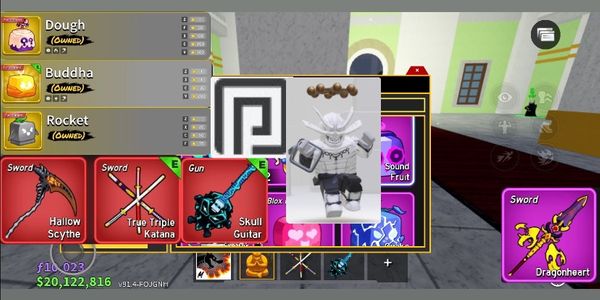 Perm Dough,Buddha,Rocket | Game Pass 2 | RBL Premium | 2 Fruit Storage