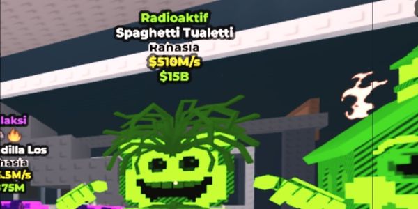 Radioactive Spaghetti Tualetti 510M/s - Steal A Brainrot