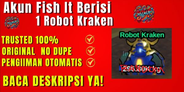 Account Contains 1 Kraken Robot