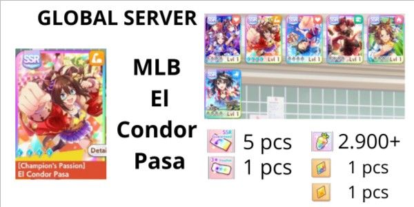 [Global] Starter Account MLB El Condor Pasa - Uma Musume Pretty Derby
