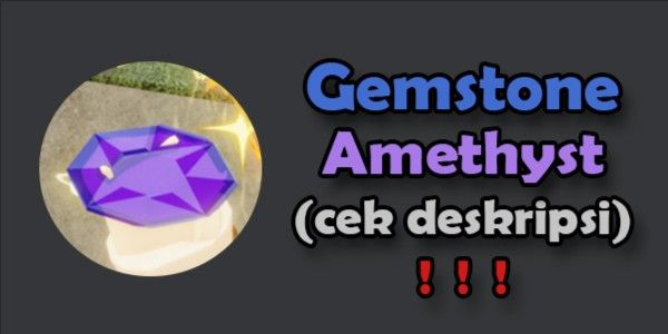 Amethyst Gemstone - Fisch RBL