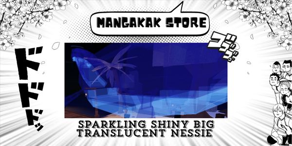Sparkling Shiny Big Translucent Nessie Fisch