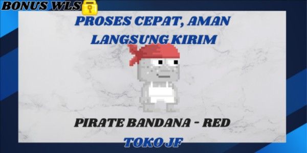 Pirate Bandana - Red + BONUS WLS