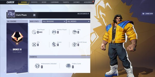 Steam - Marvel Rivals | Level 10 + Ready for Rank | Chrono 350~2000 Tokens