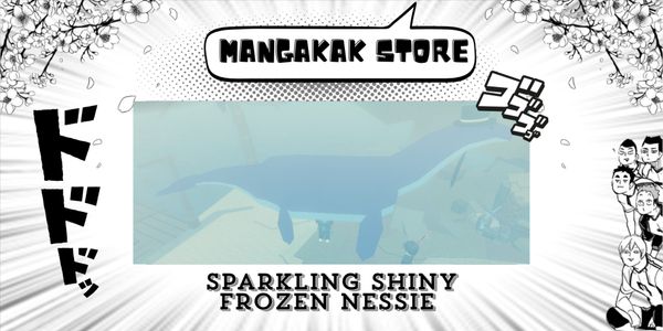 Sparkling Shiny Frozen Nessie Fisch