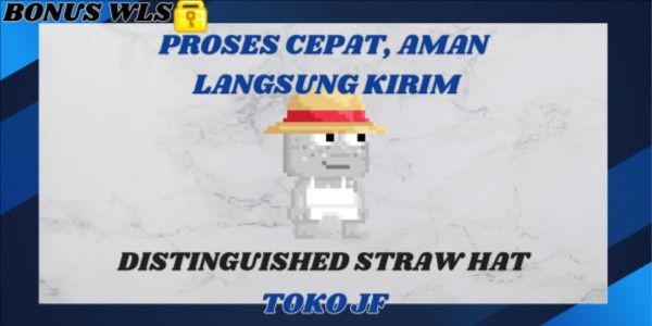 Distinguished Straw Hat (Luffy's Hat) + BONUS WLS