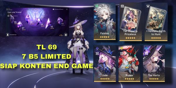 TL 69 + Asia + 7 B5 Limited + Siap main konten end game