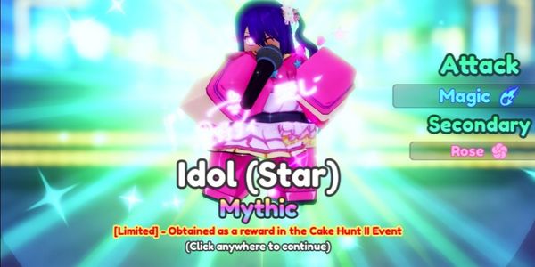 Idol (Star) / Oshi Evo Good Stats | Unit Mythic Limited Anime Adventures-AA