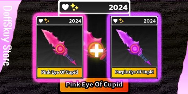 Pink Eye of Cupid + Purple Eye of Cupid