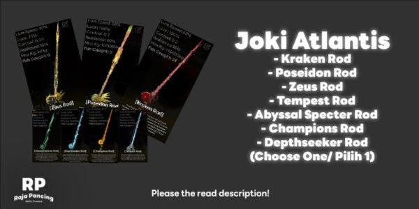 Joki Atlantis New Rod (not include money) - Fish