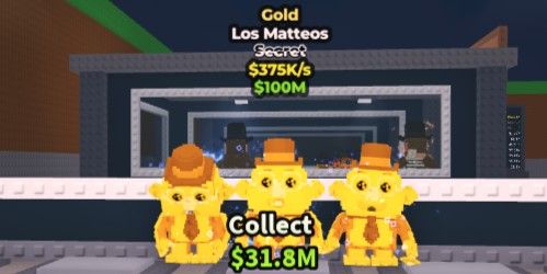 Buy Item GOLD LOS MATTEOS ( SECRET ) STEAL A BRAINROT Steal A