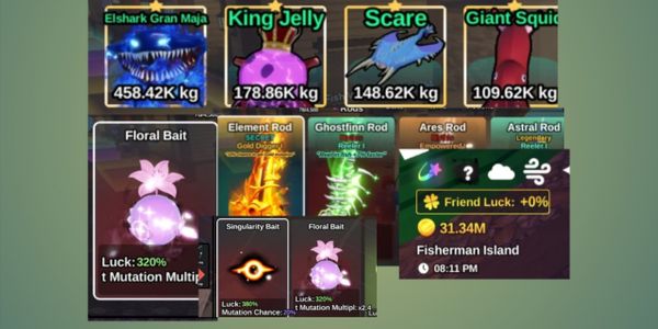 AKUN FISH IT RATA KANAN! element rod + singularity bait + el maja