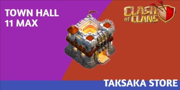 COC TOWN HALL 11 MAX GG ACCOUNT