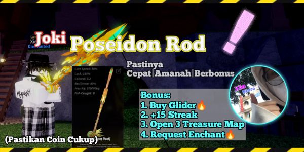 Joki Poseidon Rod (Cukup Siapkan Coin)