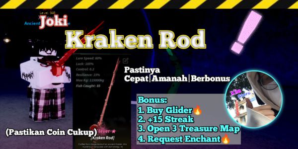 Joki Kraken Rod (Cukup Siapkan Coin)
