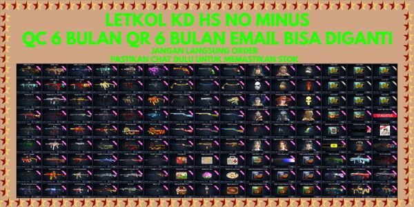 LETKOL SULTAN KD HS NO MINUS QC 6 MONTHS QR 6 MONTHS INVENTION 480+ EMAILS CAN BE REPLACED [DO NOT LOST ORDER, CHAT FIRST. CODE SPR9]