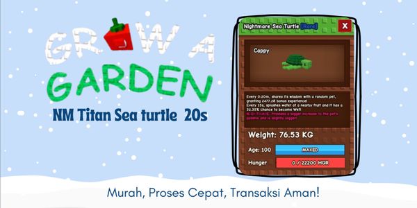 Titan Nightmare Sea Turtle | Grow A Garden