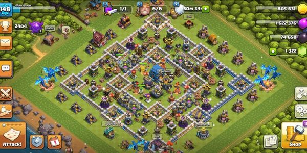 Townhall 12 all max matches the picture