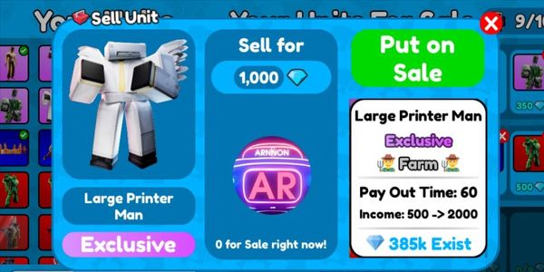 Large Printer Man