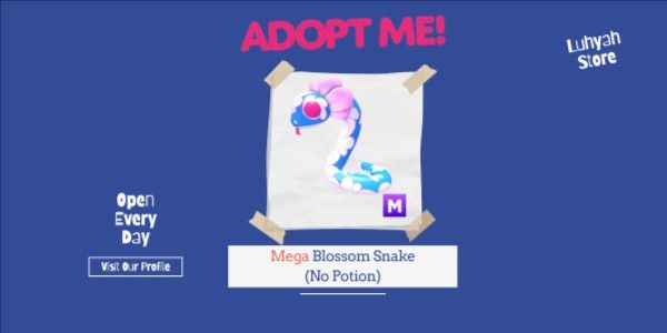 Mega Blossom Snake (No Potion) Adopt Me