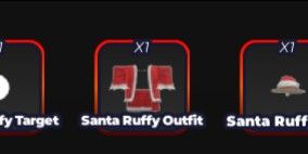 SANTA RUFFY SET