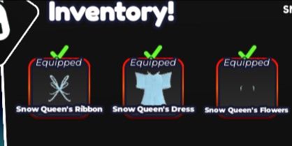 SNOW  QUEEN SET [WINTER EVENT]