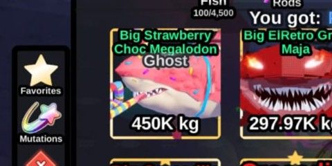 Anniversary Megalodon Maxton Ghost Mutation - Fish it