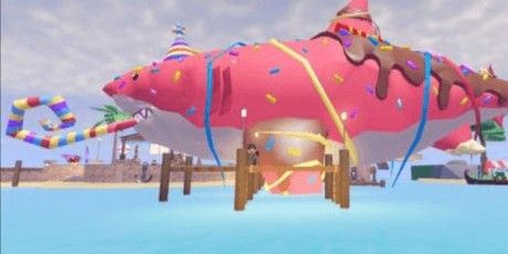 Strawberry Megalodon Fish It! Secret Rare Limited