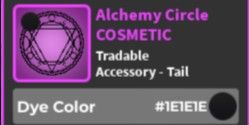 1E Alchemy Circle | RBL World Zero