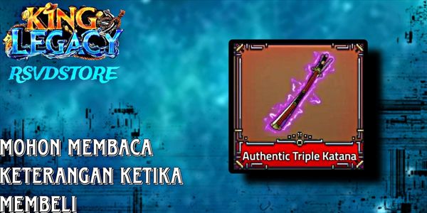 Authentic Triple Katana