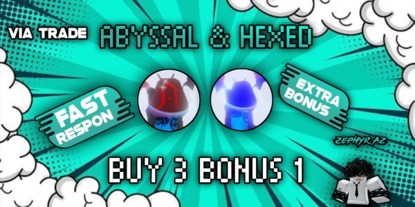 Enchant Abyssal + Hexed ( Extea Bonus ) FISCH RBL