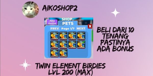 Twin Element Birdies VORTEX-ELITE LVL MAX - Ninja Legends