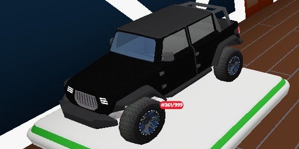 BLACK SUV #361 (RIDEABLE UP TO 4 PEOPLE