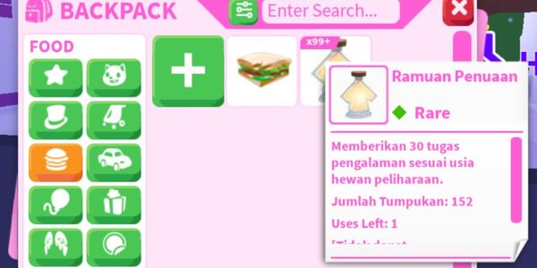 Age Up Potion 150 [Can Be More] and Bucks 90,000+ | Read Full Description