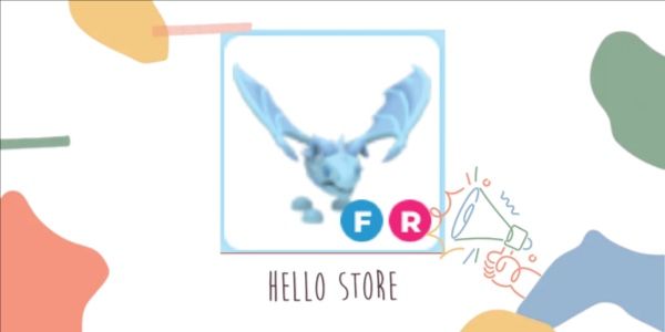 F R Fly Ride Frost Dragon (Full Grown)