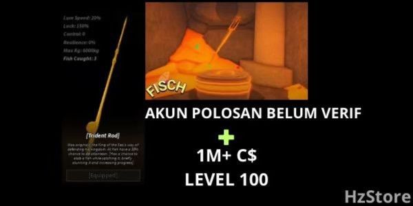 AKUN LEVEL 100 | UNLOCK TRIDENT ROD + KINGS ROD