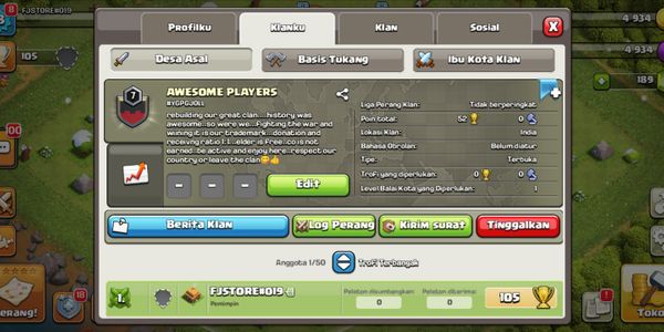 Clan Level 7-AWESOME PLAYERS