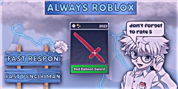 Red Balloon Sword | Survive The Killer