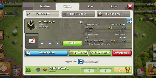 Clan Level 8-1st MiR Egal